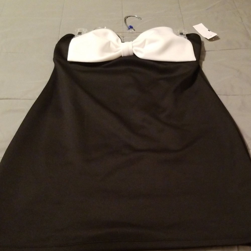 Black minidress